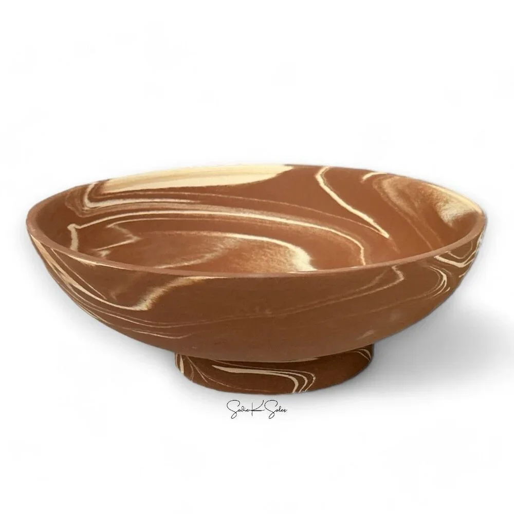 Marbled Ceramic Decorative Bowl Rust‎ - Threshold Studio McGee, Target